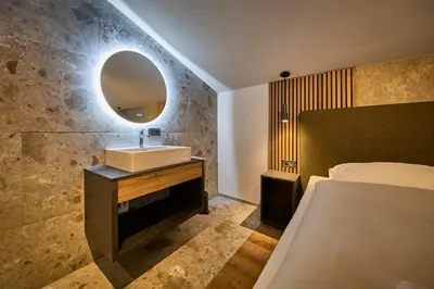 Ein Badezimmer in der Unterkunft MiLa Apartments