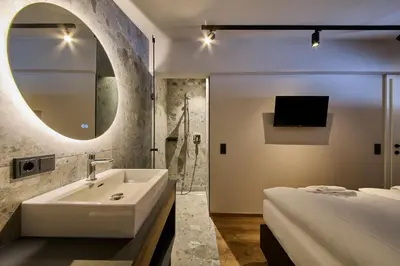 Ein Badezimmer in der Unterkunft MiLa Apartments