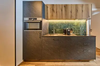 Küche/Küchenzeile in der Unterkunft MiLa Apartments