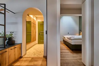 Ein Bett oder Betten in einem Zimmer der Unterkunft MiLa Apartments