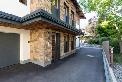 Grundriss der Unterkunft Appartement Sonnen-Chalet mit großzügiger Terrasse