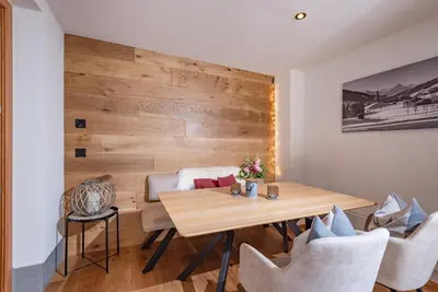 Grundriss der Unterkunft Appartement Sonnen-Chalet mit großzügiger Terrasse