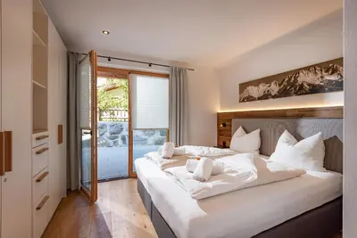 Grundriss der Unterkunft Appartement Sonnen-Chalet mit großzügiger Terrasse