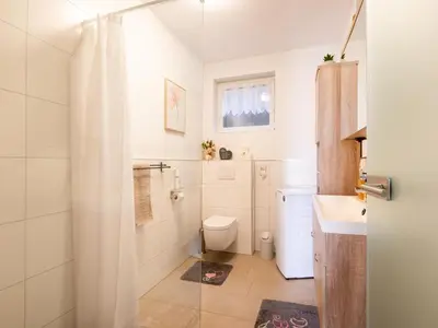 Ein Badezimmer in der Unterkunft Apartment in Distelberg near Ski Slopes