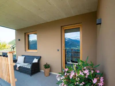 Ein allgemeiner Bergblick oder ein Berglick von der Ferienwohnung aus