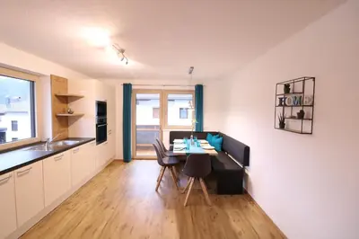 Küche/Küchenzeile in der Unterkunft Apart Kreidl