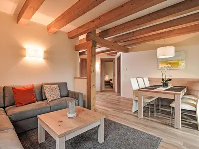 Ein Sitzbereich in der Unterkunft Apartment Resort Tirol Brixen 2 by Interhome