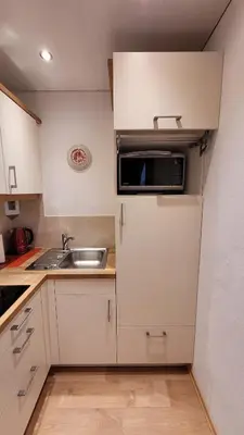Küche/Küchenzeile in der Unterkunft Apartment Neuhaushof