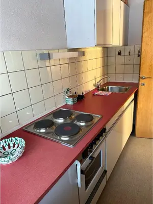 Küche/Küchenzeile in der Unterkunft Apartment Bergblick 2