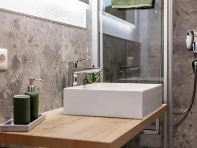 Ein Badezimmer in der Unterkunft Jaggi