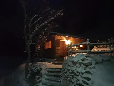 Ferienhaus Strauss im Winter