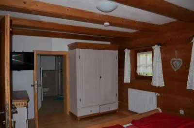 Ein Bett oder Betten in einem Zimmer der Unterkunft Reitstall Henntalhof