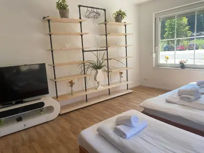 TV/Unterhaltungsangebot in der Unterkunft Alpenlodge, Ferienwohnung 1