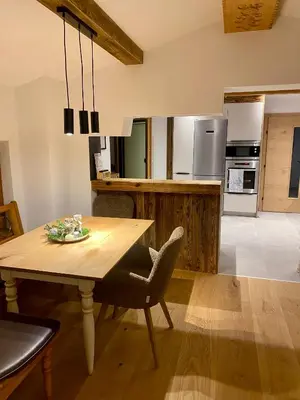 Küche/Küchenzeile in der Unterkunft Apartment Hornblick