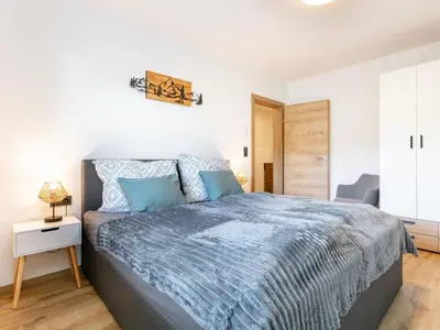 Ein Bett oder Betten in einem Zimmer der Unterkunft Steiner