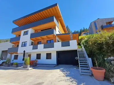 Das Gebäude in dem sich die Ferienwohnung befindet