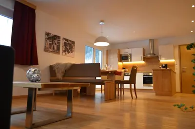 Küche/Küchenzeile in der Unterkunft Apartment Dorfjuwel