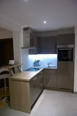 Küche/Küchenzeile in der Unterkunft Appartement Klausner