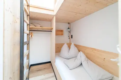 Ein Sitzbereich in der Unterkunft klein und fein wohnen OM