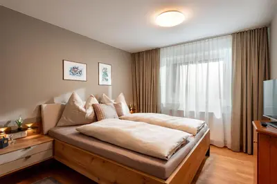 Ein Bett oder Betten in einem Zimmer der Unterkunft Appartement Maria Theresia