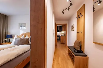 Ein Bett oder Betten in einem Zimmer der Unterkunft Appartement Maria Theresia