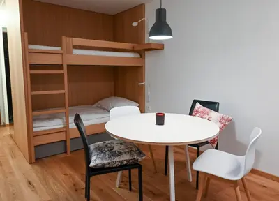Ein Bett oder Betten in einem Zimmer der Unterkunft Appartement Bergzauber