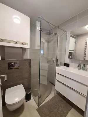 Ein Badezimmer in der Unterkunft Appartement Bergzauber