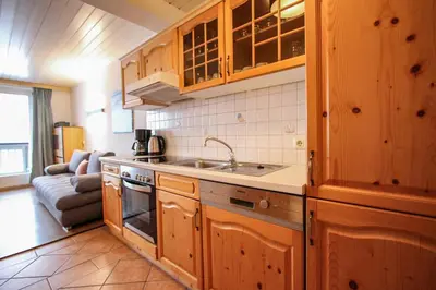 Küche/Küchenzeile in der Unterkunft Ferienwohnung Königsleiten 121b - Top 3