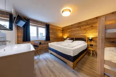 Ein Bett oder Betten in einem Zimmer der Unterkunft Haus Eckhausl Big Family