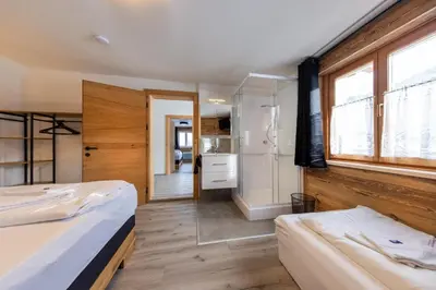 Ein Bett oder Betten in einem Zimmer der Unterkunft Haus Eckhausl Big Family