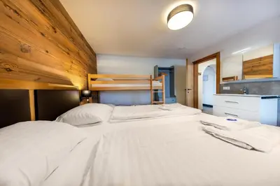 Ein Bett oder Betten in einem Zimmer der Unterkunft Haus Eckhausl Top 1 Steinbock