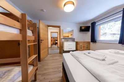 Ein Bett oder Betten in einem Zimmer der Unterkunft Haus Eckhausl Top 2 Hirsch