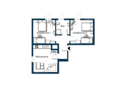Grundriss der Unterkunft Haus Eckhausl Family
