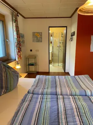 Ein Bett oder Betten in einem Zimmer der Unterkunft Haus Wittig