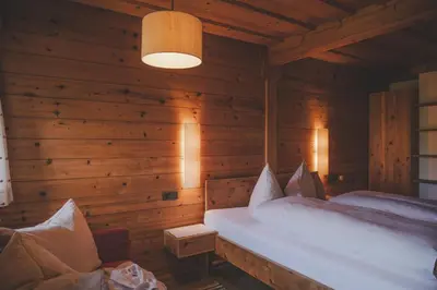 Ein Bett oder Betten in einem Zimmer der Unterkunft Demeterhof Knolln