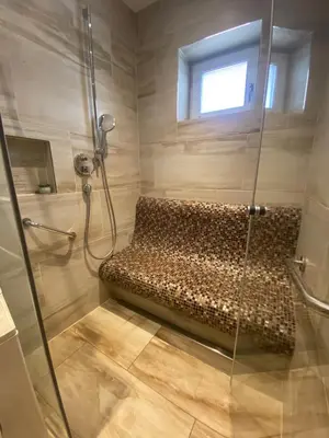 Ein Badezimmer in der Unterkunft GondelApart Ski in Ski out