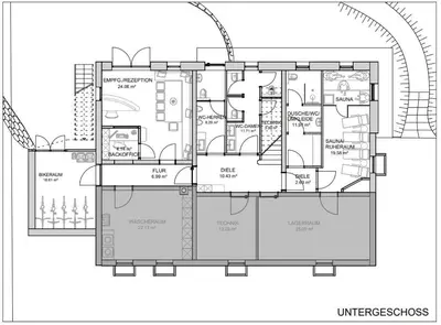 Grundriss der Unterkunft Kornkammer