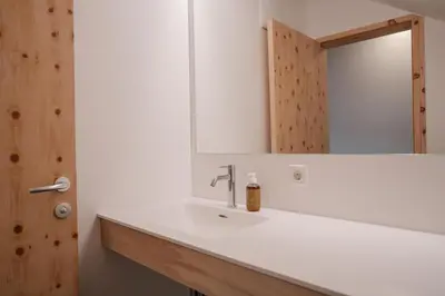 Ein Badezimmer in der Unterkunft Kornkammer