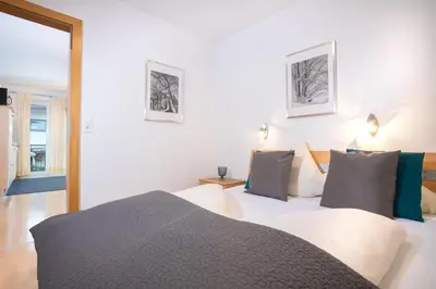 Ein Bett oder Betten in einem Zimmer der Unterkunft Zillertal Appartements