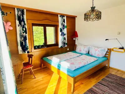 Ein Bett oder Betten in einem Zimmer der Unterkunft Haus Winkl 55