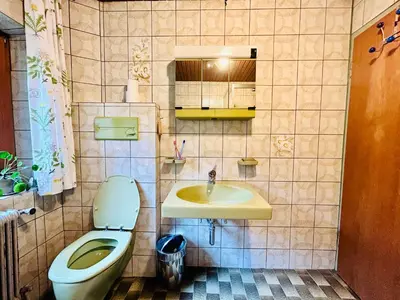 Ein Badezimmer in der Unterkunft Haus Winkl 55