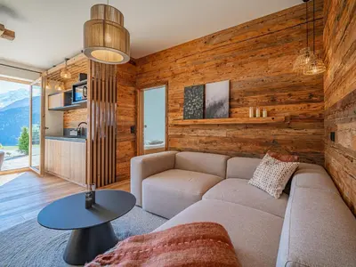 Küche/Küchenzeile in der Unterkunft Premium Apartment Edelweiß