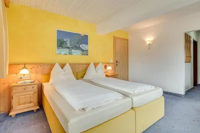 Ein Bett oder Betten in einem Zimmer der Unterkunft Apartment in Zillertal near Spieljochbahn