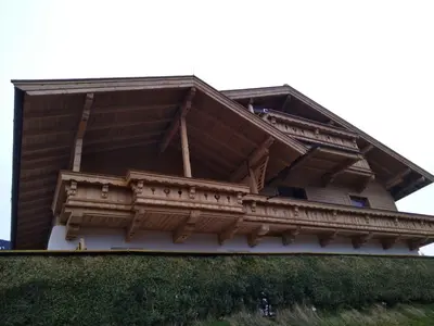 Das Gebäude in dem sich die Ferienwohnung befindet