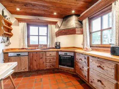 Küche/Küchenzeile in der Unterkunft Chalet Rettensteinblick