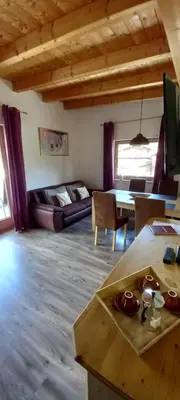 Ein Sitzbereich in der Unterkunft Apartments Birgit und Bernd