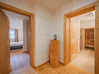 Ein Bett oder Betten in einem Zimmer der Unterkunft Panorama Chalet Top 2A am Lift Ski-In-Out