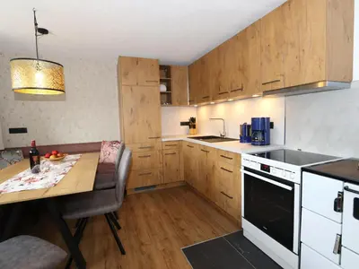 Küche/Küchenzeile in der Unterkunft Apartment Hollaus