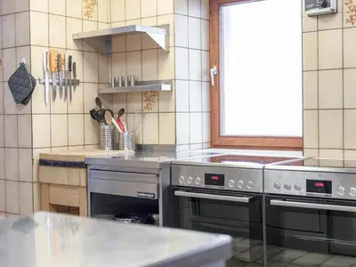 Küche/Küchenzeile in der Unterkunft Pension Schreder