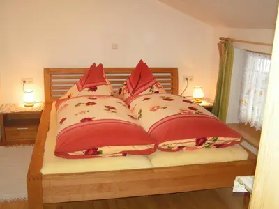 Ein Bett oder Betten in einem Zimmer der Unterkunft Karrerhof